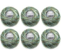 1- GRUNDL-Glitter Print Yarn-Pack of 6 BALLS-06, 660