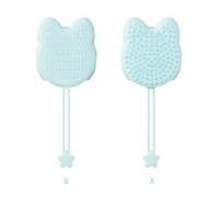 1 guante reutilizable de doble cara cepillo de silicona para bañarse, depilar y masajear perros y gatos, herramienta de depilación simple y suave para recoger al cepillar
