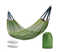 1 Hamaca para camping - Netting Tree Hammock for Outside | Portable Tree Swing | Camping Gear Accessories with Strong Load Capacity for Outdoor Backyard Garden Balcony Hiking Meditation Travel