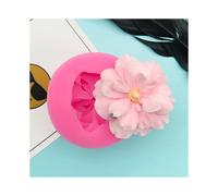 1 hermoso molde de flor para bricolaje, yeso, resina, arte, silicona suave, fondant, chocolate, jabón,