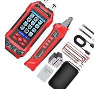 1 herramienta analítica profesional Ethernet para medición de longitud de cable, evaluación estándar y pruebas de poetas, CAT5 a CAT8, probador de red múltiple