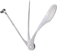 1 herramienta de manipulación de tuberías plateadas, herramienta de limpieza de tuberías de acero inoxidable, escariador fuerte y duradero, herramienta de manipulación de escariadores, accesorios