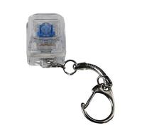 1 herramienta de prueba de interruptor de teclado portátil con luz LED para teclado, llavero, juguete