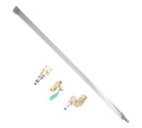 1 herramienta de radiador resistente de 60 cm con 6 boquillas y adaptador de conexión rápida para limpiadores de alta presión