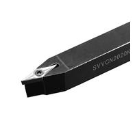 1 herramienta de torneado de metal SVVCN, SVVCN1616 SVVCN2020 SVVCN2525, herramienta de torneado externo, portaherramientas de torno for insertos de torneado VCMT(SVVCN2020K16)