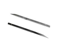 1 herramienta original DAB de acero inoxidable 3 tipos de herramientas Dabber de 140 mm de metal de titanio para cera vaporizador de hierba seca (tipo C)
