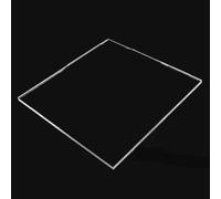 1 hoja de acrílico transparente, placa de plástico, 100 x 200 mm, 150 x 150 mm, 200 x 300 mm, paneles acrílicos for corte por láser(150x150mm)