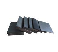 1 hoja de cerámica de carburo de silicio: sinterización sin prensa, placa conductora térmica resistente al desgaste a prueba de balas(100x100x4 mm)