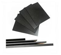 1 hoja de fibra de carbono 3K de alta dureza de 200 x 250 mm, tablero de panel de carbono 100% puro, 0,5 mm-5 mm de grosor, material de modelo de fibra de carbono (0,8 mm liso mate)