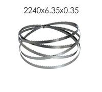 1 Hoja de Sierra de Cinta for Madera BAS317 LB1200F de 2240 mm, 2240 mm x 6,35 mm x 0,35 mm, 6 TPI, Accesorios for Herramientas de carpintería(6Tpi)