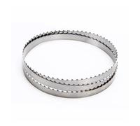 1 hoja de sierra de cinta for máquina procesadora de carne, hojas de sierra de cinta for cortar huesos congelados, manitas de cerdo, pollo y pescado, 16 x 0,56 pulgadas, 4 TPI(2200mm)