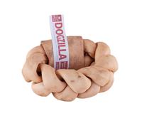 1 hueso Dogzilla hueso donut trenzado de cordero para perros