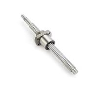 1 husillo de bolas de 200 mm a 1100 mm de paso, 32 mm con tuerca SFE3232, proceso final BKBF25(500mm)