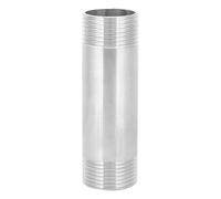 1 Inch NPT Male Threaded Pipe Connector | 304 Stainless Steel Nipple Fitting for Plumbing/Gas/Water Lines | Protection Against & Leak - Proof Union