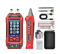 1 inspector de red multifuncional para pruebas de cable, medición de potencia de luz de pista de tono y detección de poetas para CAT5 a CAT8, probador de centro de datos de asociaciones CAT5 a CAT8