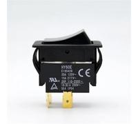 1 interruptor basculante HY60E de 4 pines (encendido/apagado) y HY60B de 6 pines (encendido/apagado/encendido) for máquinas herramienta, 125/250 V, 20/15 A.(HY60B 6 Pins)