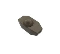 1 interruptor de atenuación con engranaje giratorio, interruptor de temperatura y voltaje, regulador de atenuación for lámpara de mesa que ajusta la velocidad del voltaje 220 V(Bronze,100W)