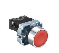 1 interruptor de botón de reinicio automático de cabeza de hongo pequeño de parada de emergencia de 22 mm, perilla de arranque de encendido XB2-BG21 XB2-BA31 XB2-BS54(XB2-BD33)