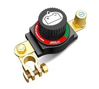 1 interruptor de desconexión de batería de poste superior, kit de corte de 12 V y 48 V for instalación de terminal positivo de coche, RV, barco, camión, ATV(For Positive 17-19mm)