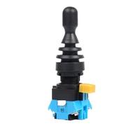 1 interruptor de joystick de 22 mm, momentáneo, 4 posiciones, 4 NA, con resorte de retorno automático, palanca oscilante, monopalanca, interruptor basculante cruzado HKL-FW(HKL-FW24)