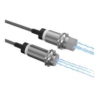 1 interruptor de límite industrial M18 de largo alcance, serie M18, distancia de 16 mm, sensor de proximidad inductivo de metal de 12 V, sin enrasar, for conteo.(Non Embedded,PNP Normally Closed)
