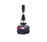 1 interruptor de palanca de mando con resorte de retorno, momentáneo, de 22 mm y 30 mm, con enclavamiento automático, de 4 y 2 posiciones, 4 NA(FYQ2011)