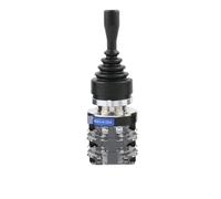 1 interruptor de palanca monopalanca momentáneo/autoblocante de 30 mm, 2/4 direcciones, transparente, negro, HKA1-41Z02/41Z04/41Y02/41Y04, interruptor cruzado(HKA1-41Z02)