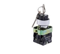 1 interruptor de perilla de control de llave XB2-BG21 XB2-BG33 XB2-BG53 1NO/2NO 2/3 posición de autobloqueo/reinicio automático interruptor de perilla de 22 mm (XB2-BG21)
