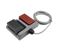 1 interruptor de pie MDFS-65, interruptor de pedal doble, reinicio automático con cable, 3 A/220 V CA(Without lines)