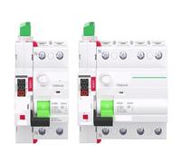 1 interruptor de seguridad modular RCD RCCB LED, 2P, 4P, tipo A, 6KA, 16A/63A, 30mA, 230V, 400V, disyuntor de fugas.(40A,2 Pole 30 mA)