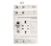 1 interruptor de transferencia automática de doble potencia ATS 3263 A 220 V con material de PC y estándares de voltaje de seguridad para necesidades de transferencia de energía (2P 63 A)