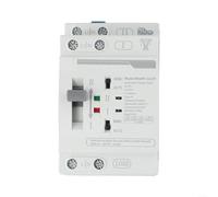 1 interruptor de transferencia automática de doble potencia ATS 3263A con prioridad automática a la fuente estable de energía eléctrica durante cortes de 220 V (2P 32 A)