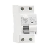 1 interruptor diferencial diferencial GYL9 A, CA, ELCB, bipolar, 40 A, 63 A, 30 mA, 100 mA, 300 mA.(2P 63A,300mA)