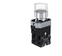 1 interruptor giratorio LED de 22 mm, bloqueo momentáneo, 2/3 posiciones, encendido/apagado, 6 V, 12 V, 24 V, 220 V, 380 V, 110 V (White 3Position 2NO,SELF-LOCKING_12 V)