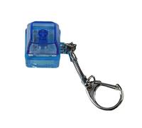 1 interruptor mecánico de teclado probador, llavero, herramienta de alivio del estrés con luz LED, interruptores negros de 1 tecla