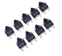 1 interruptor protector de sobrecarga con disyuntor, fusible de 3 A, 4 A, 5 A, 6 A, 8 A, 10 A, 15 A, 20 A, 30 A, interruptor térmico, botón pulsador protector de sobrecarga(6A)