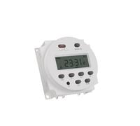 1 interruptor temporizador LCD CN101A de 12 V, 24 V, 110 V y 220 V, relé temporizador for farola, cartelera, fuente de alimentación, sin caja impermeable.(2 PCS,110V)