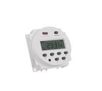 1 interruptor temporizador LCD CN101A de 12 V, 24 V, 110 V y 220 V, relé temporizador for farola, cartelera, fuente de alimentación, sin caja impermeable.(3 PCS,12V)