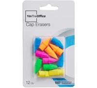 1 IntheOffice Pencil Tap Erass Colors Copias de Arrowhead Caps Tops Borrador de borrador para uso de la oficina de la escuela de arte y set de aula 1