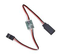 1 inversor servo de 3 ~ 24 V para servo para aviones JR-Aeroplane- Inversor de rotación servo de cola en V para equipo de dirección de aviones Futaba