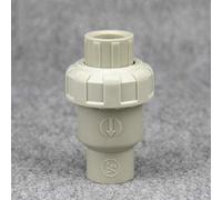 1 Irrigation tubing 5pcs PPH One-Way Valve 20 25 32 40 50 63mm Inner Diameter Check Valve Check Valve Stop Valve PPH Pipe Fittings Pipe Garden Irrigation System