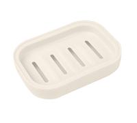 1 jabonera de plástico con 2 Escamas jabón Colores aleatorios, portátil, Papel Viaje, Accesorio Esencial for el baño Diario para El Baño(Beige)