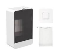 1 jabonera montada en la pared, 1 pieza de malla de espuma, jabonera de drenaje, soporte para jabón con tapa superior, recipiente de jabón sin perforaciones, jabonera de ducha, estante de