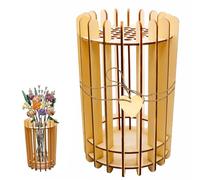 1 Jarrón con Forma de para Flores,Rompecabezas de Madera,Jarrón para Rosas,Girasoles,Tulipanes y Orquídeas