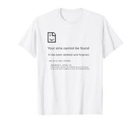 1 John 1:9 Sins Cannot Be Found - Christian Faith PC Error Camiseta