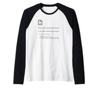 1 John 1:9 Sins Cannot Be Found - Christian Faith PC Error Camiseta Manga Raglan