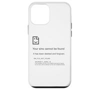1 John 1:9 Sins Cannot Be Found - Christian Faith PC Error Carcasa para iPhone 12 Mini