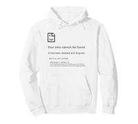 1 John 1:9 Sins Cannot Be Found - Christian Faith PC Error Sudadera con Capucha