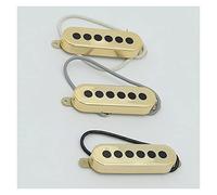 1 Juego (3 Piezas) SSS Alnico-V Magnet Guitar Pickups Set Para Guitarra Eléctrica Juego de Pastillas Guitarra (Color : 02)