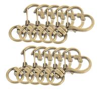 1 Juego Accesorios De Llaveros Clips De Muelles Para Manualidades Diy Resistente Y Duradero 10 Piezas